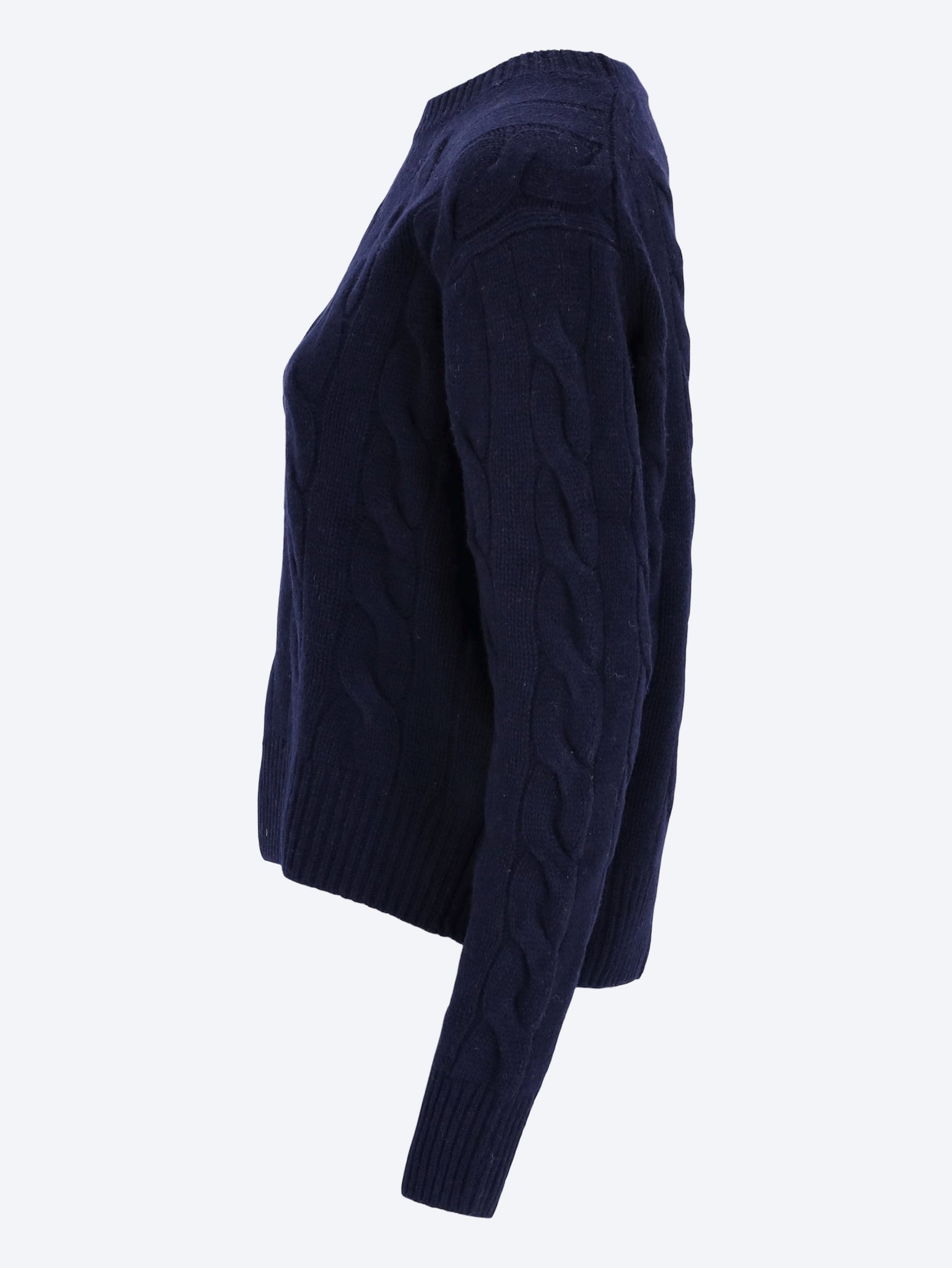 Wool cashmere crewneck sweater 2