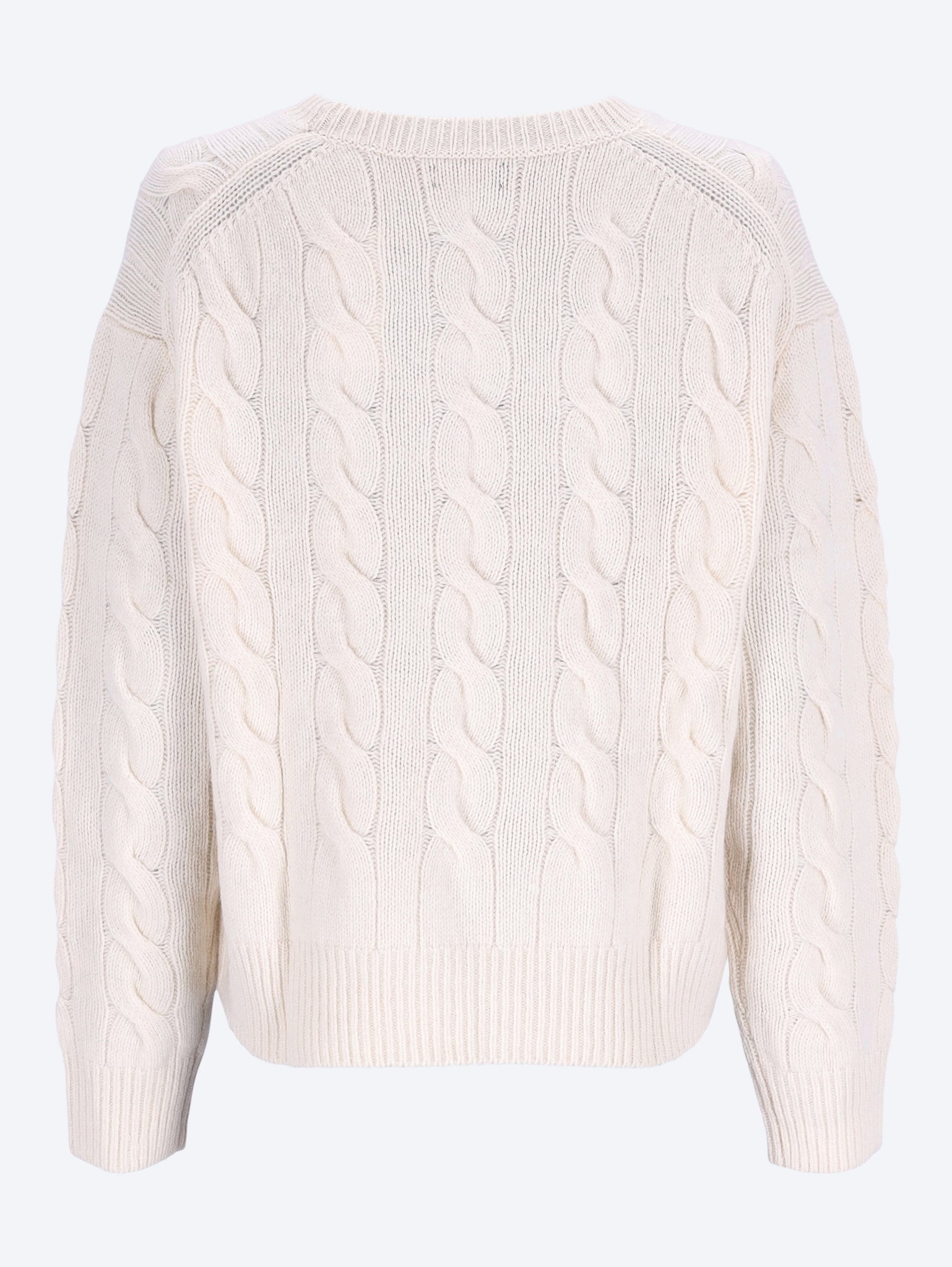 Wool cashmere crewneck sweater 3