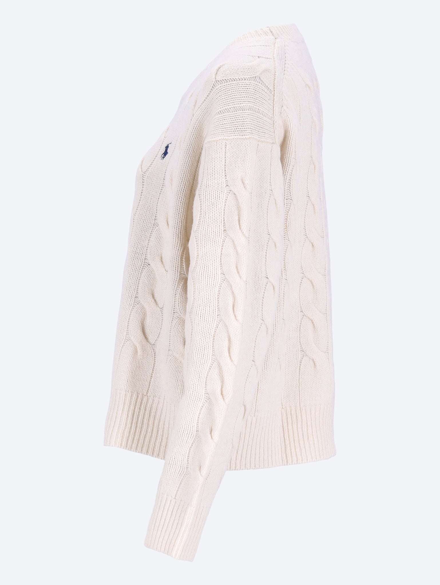 Wool cashmere crewneck sweater 2