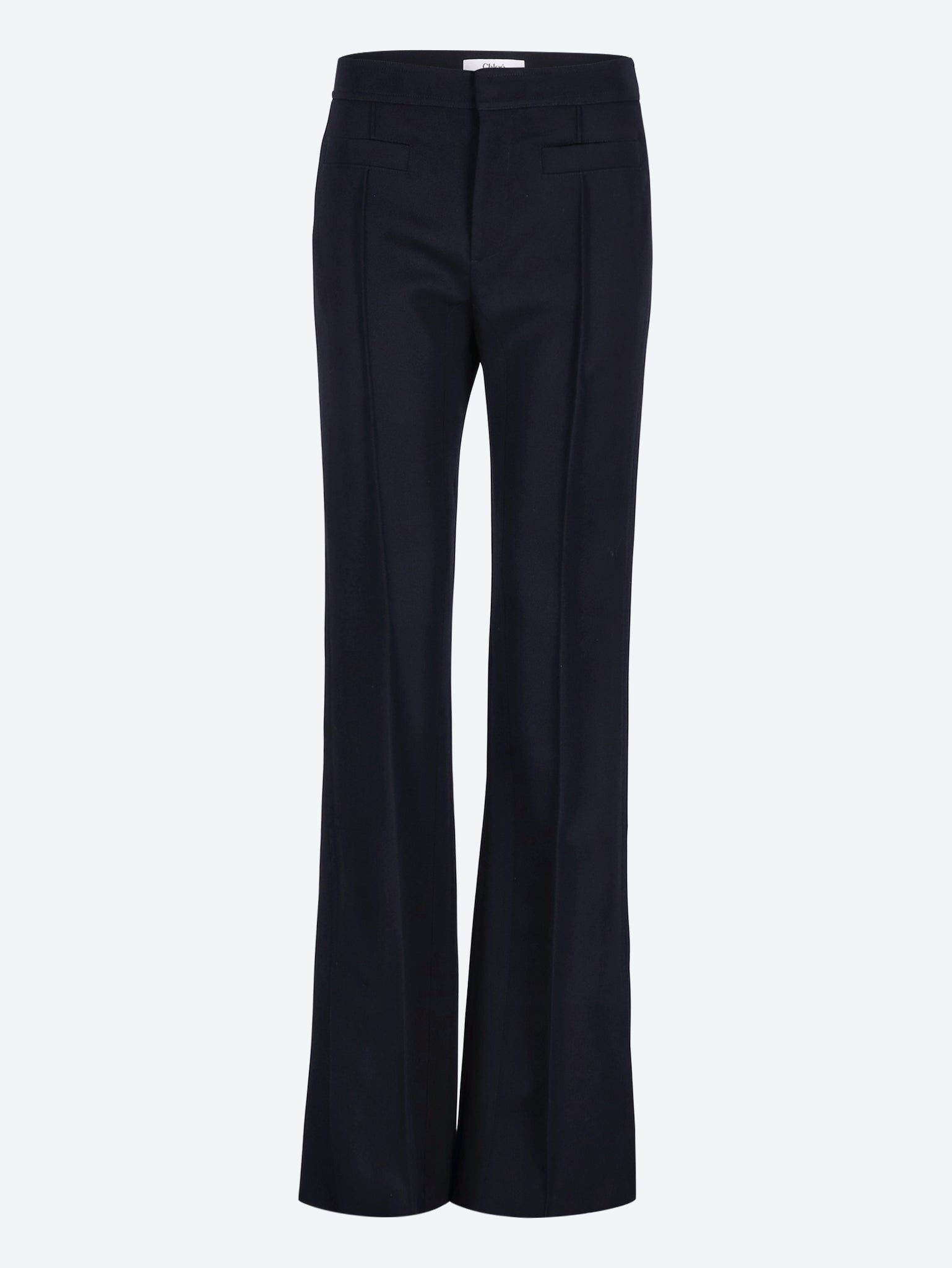 Pantalon gabardine en laine 1