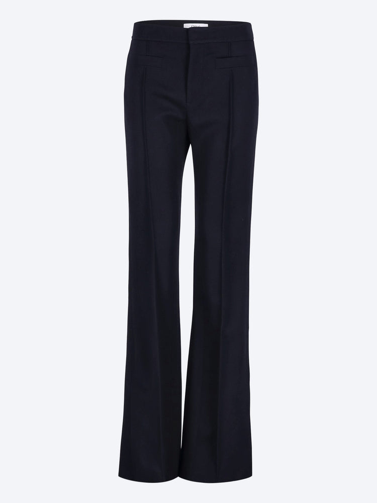 Pantalon gabardine en laine 1