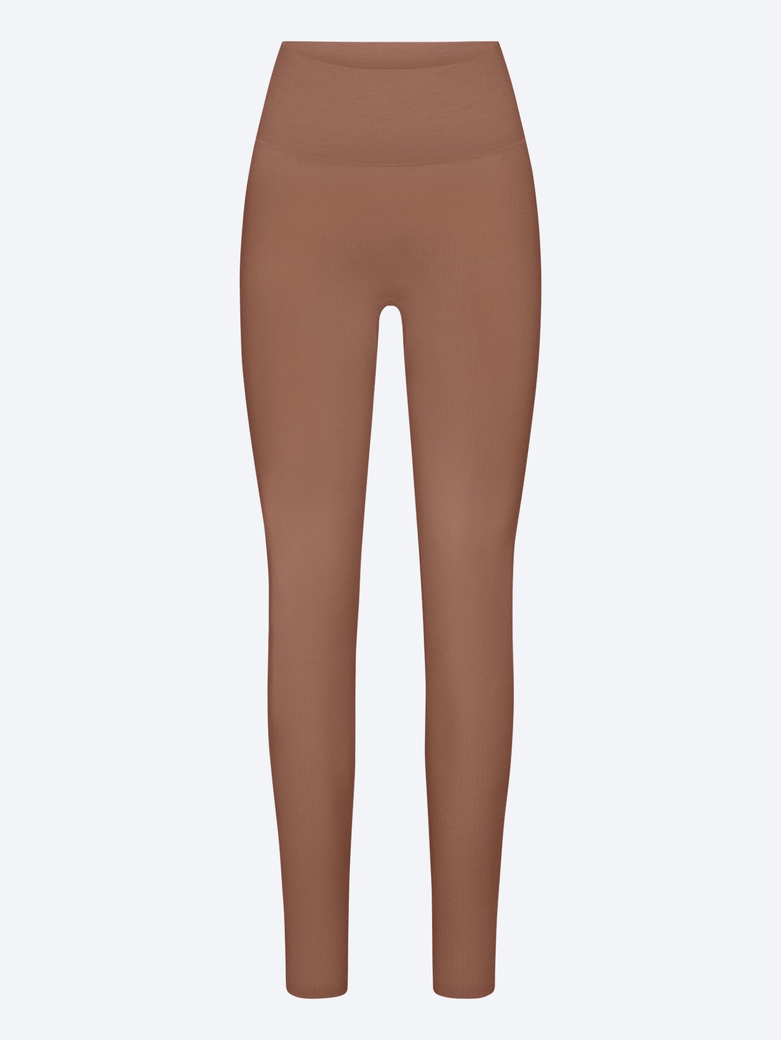 Wollripp-Leggings mit hohem Bund 1