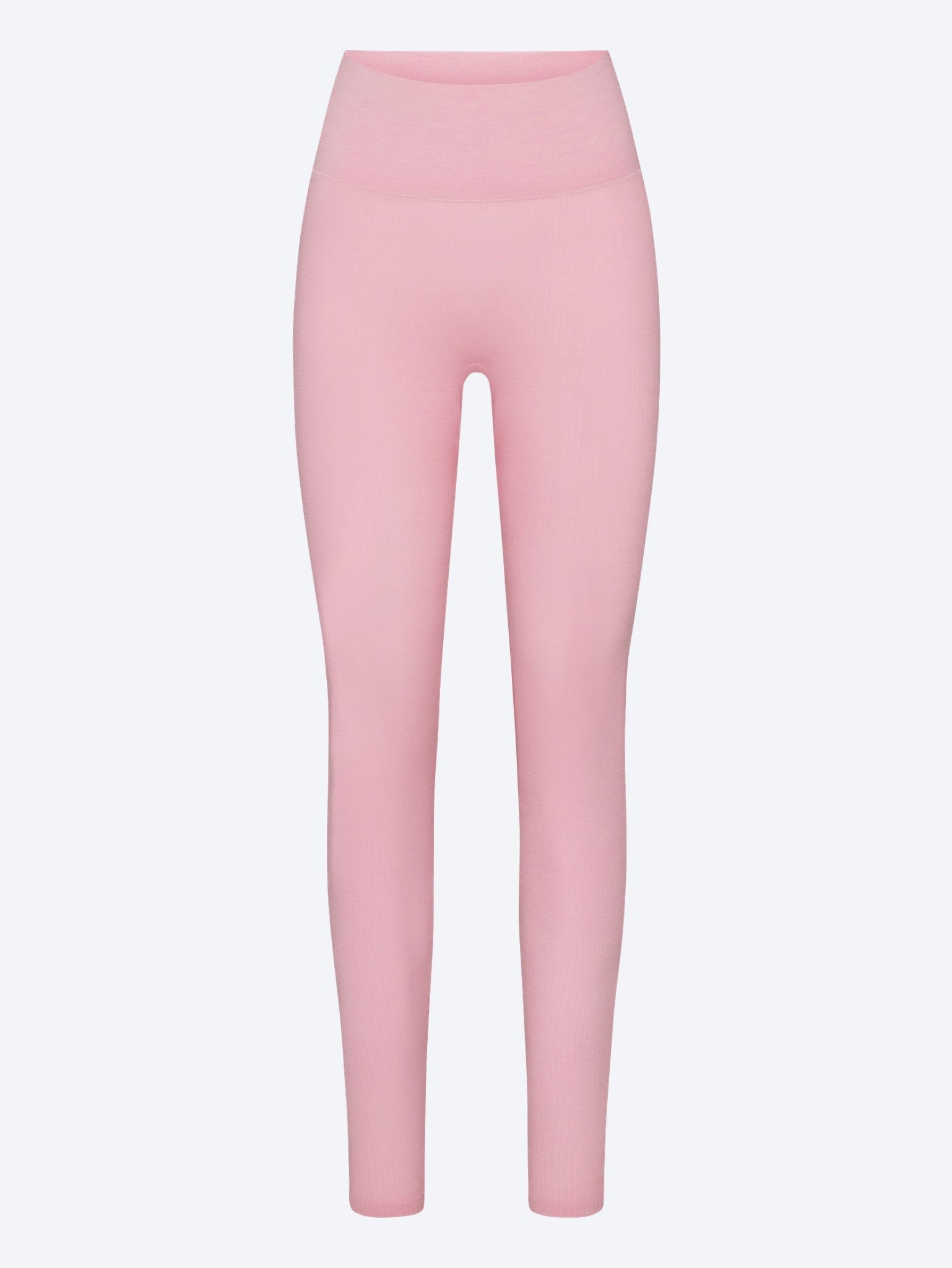 Legging taille haute en laine côtelée 1