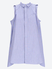 Woven cotton poplin shirt dress ref: