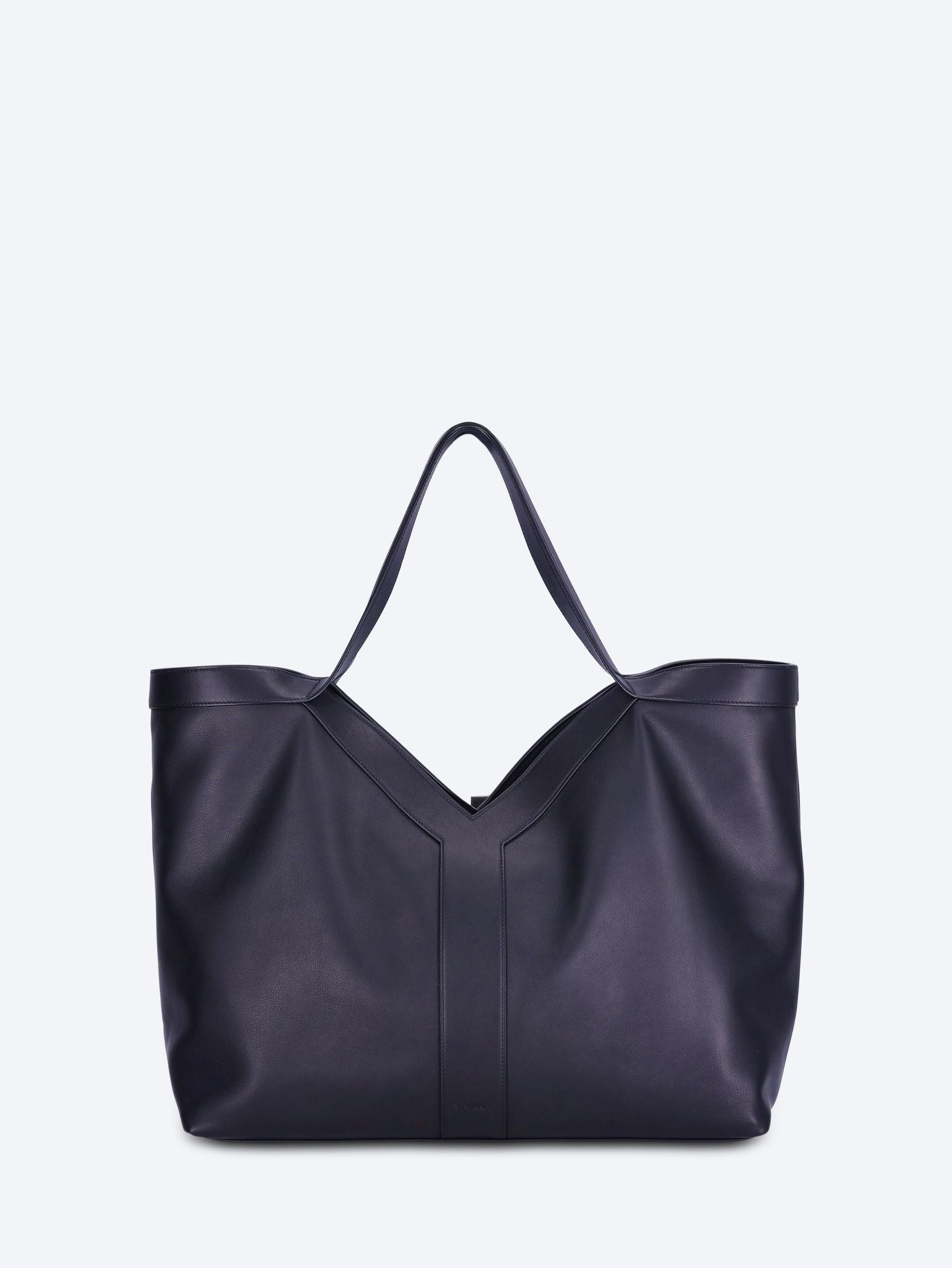 Y leather large tote bag 1