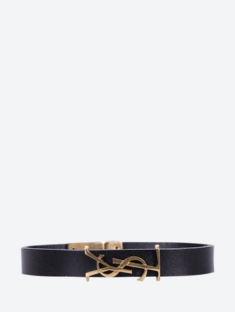 Ysl leather bracelet