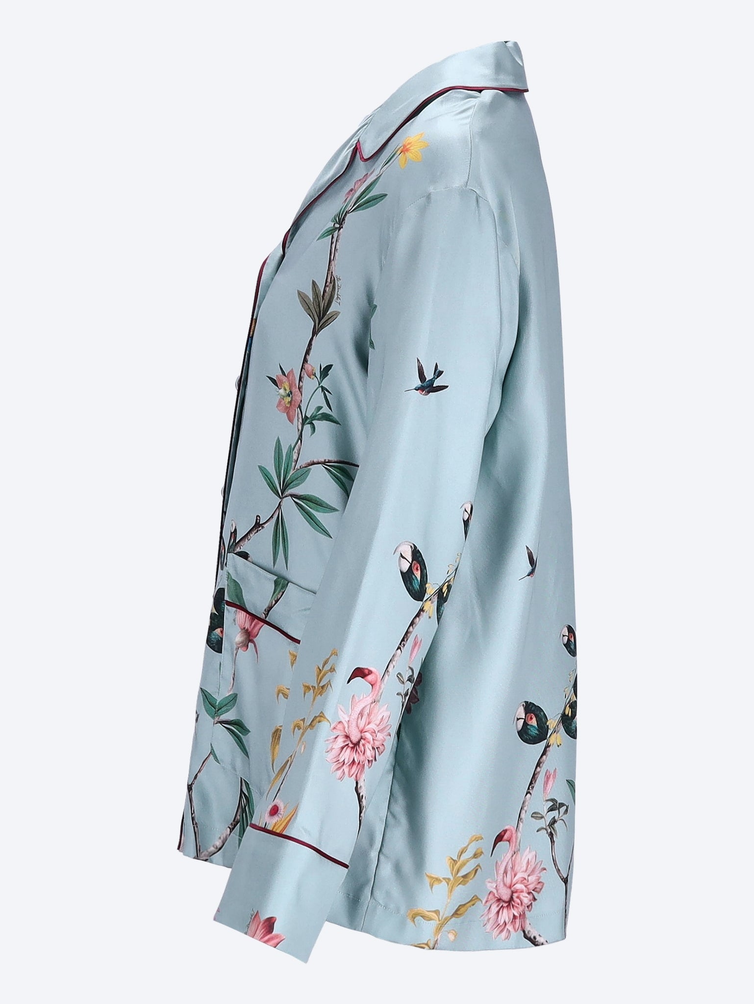 Zooflora panel pajama shirt 2