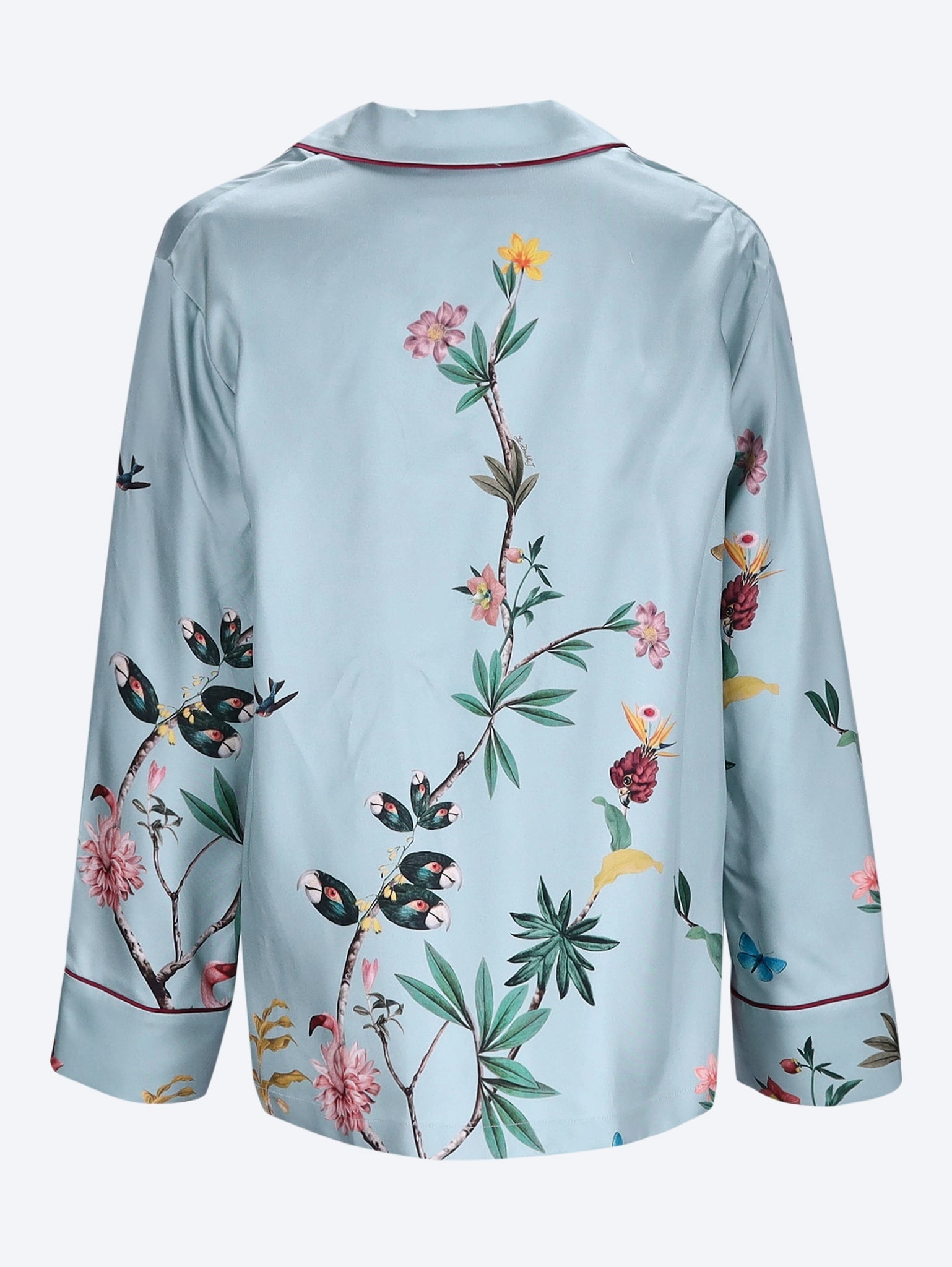 Zooflora panel pajama shirt 3