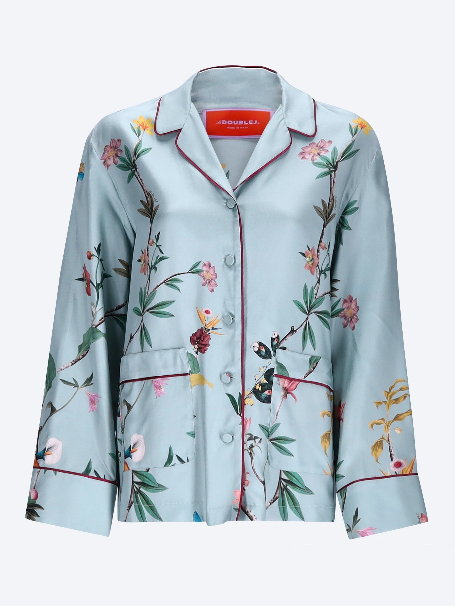 Zooflora panel pajama shirt 1