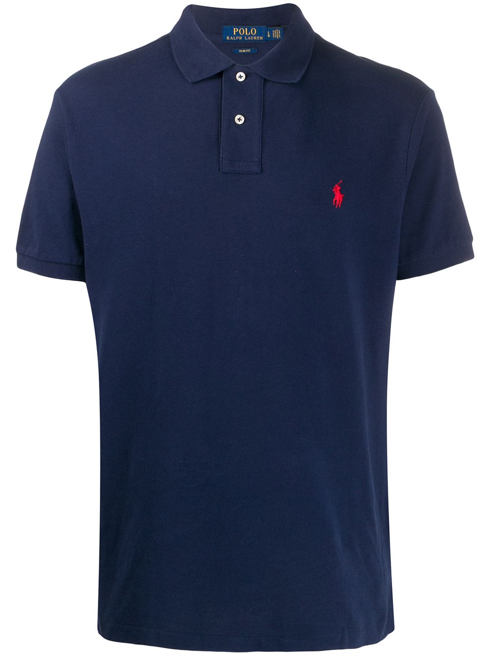 Basic-Poloshirt aus Mesh mit kurzen Ärmeln 1