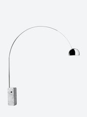 Arco Led Base Wht And Steel Rod ref: