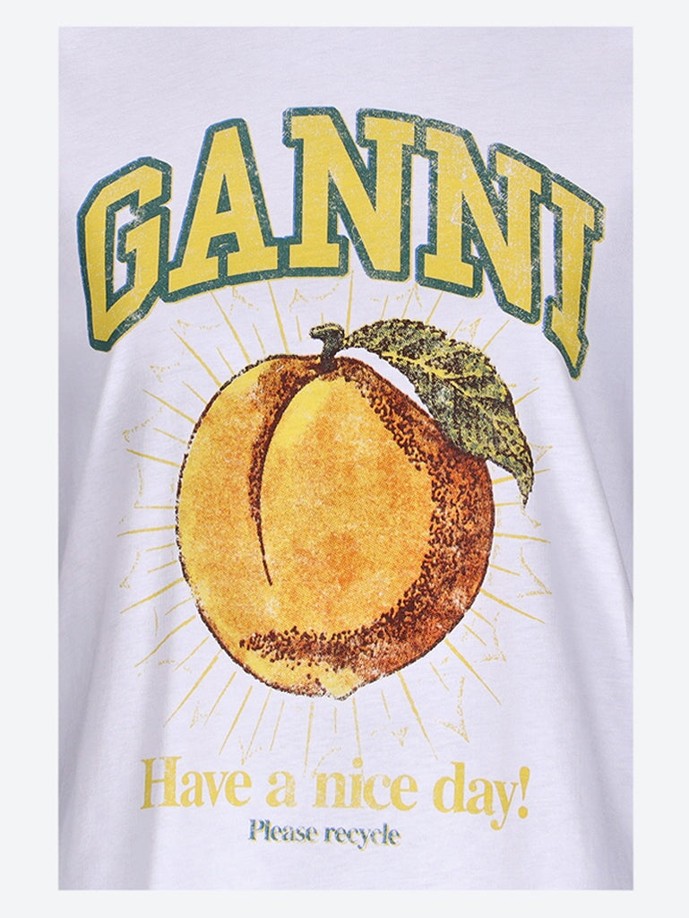 Basic jersey peach relaxed t-shirt 2