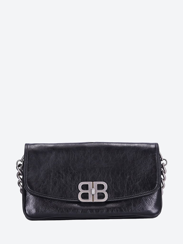 Bb soft flap m leather handbag 1