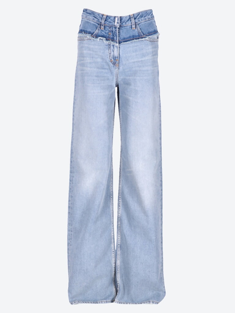 Jean en denim grand mélange 1