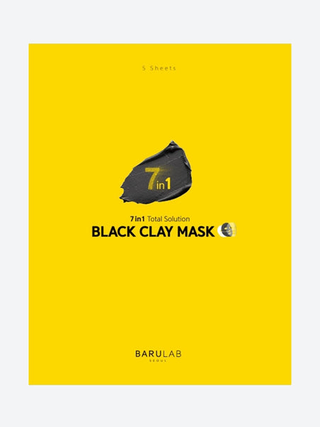 Black clay mask