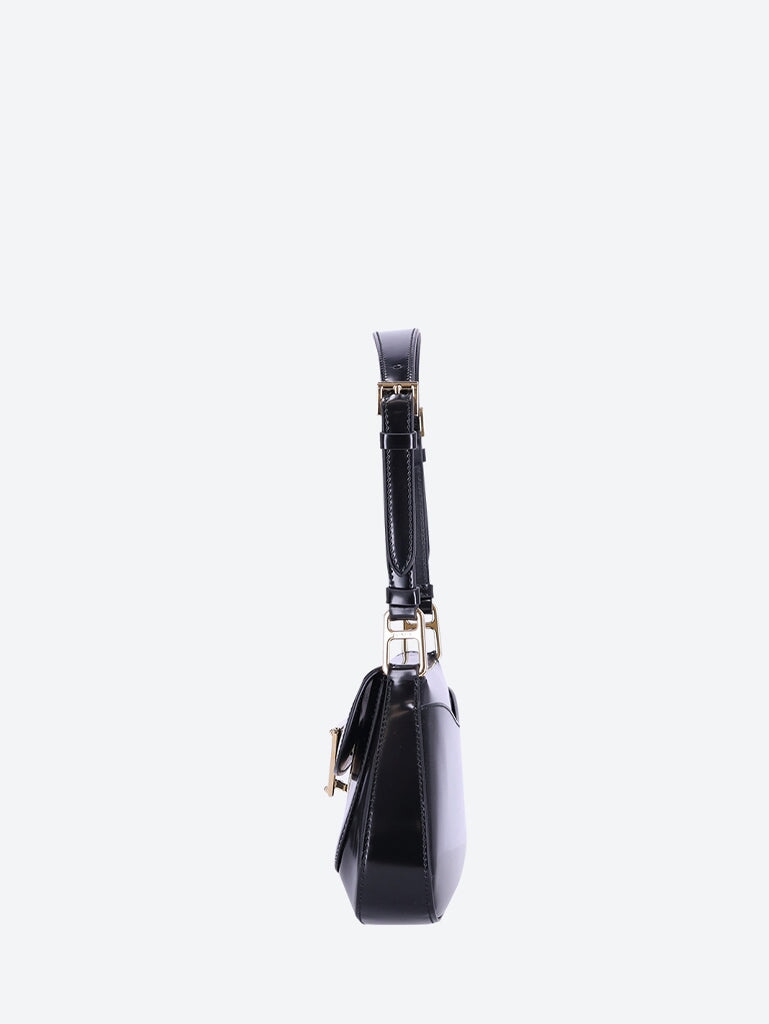 Brushed leather handbag 3