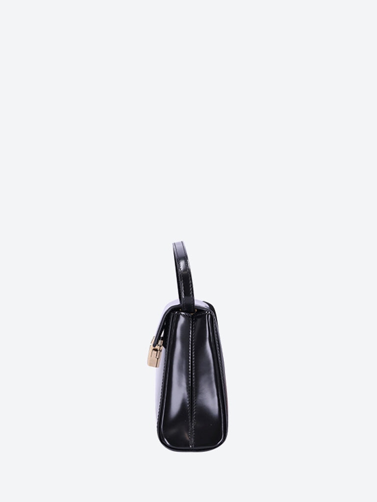 Brushed leather handbag 3