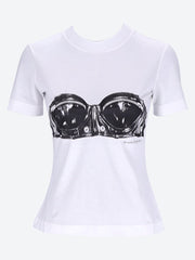 Bustier print short sleeve t-shirt ref: