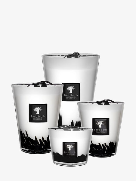 Candle feathers black