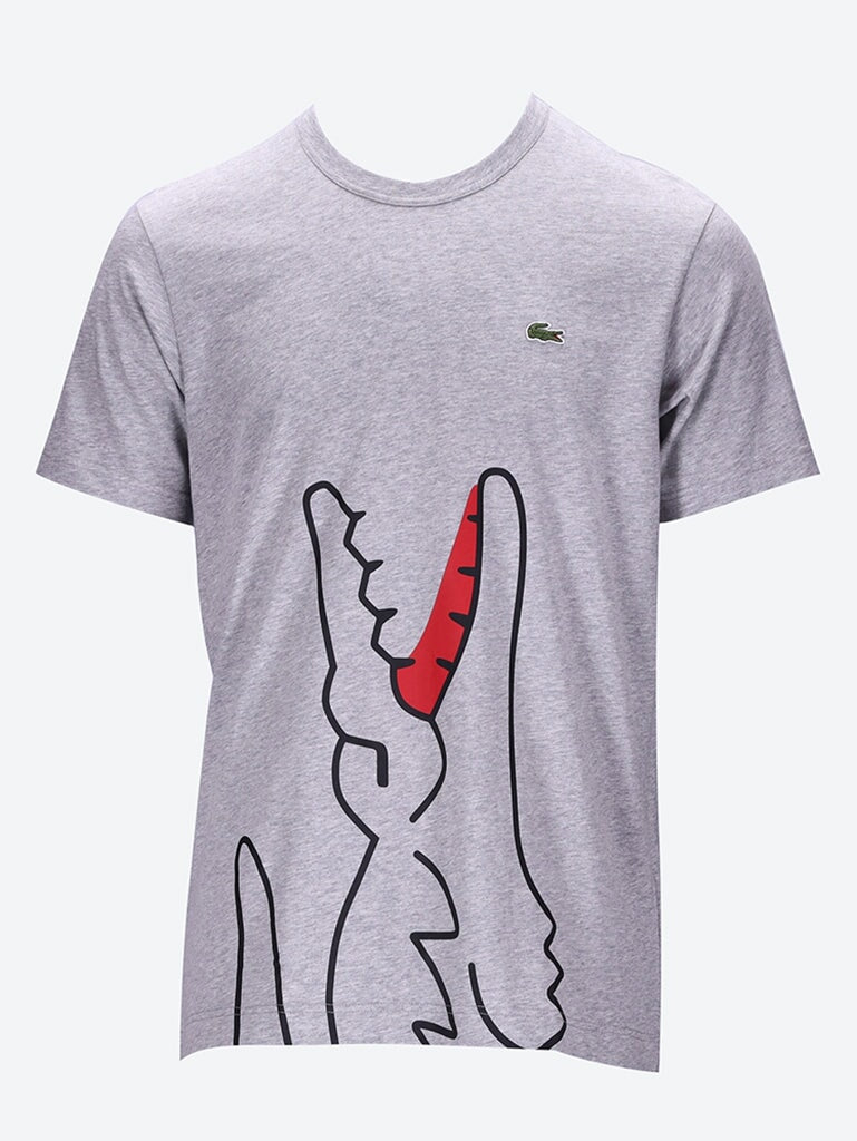 Chemise de Cdg x t-shirt lacoste 1
