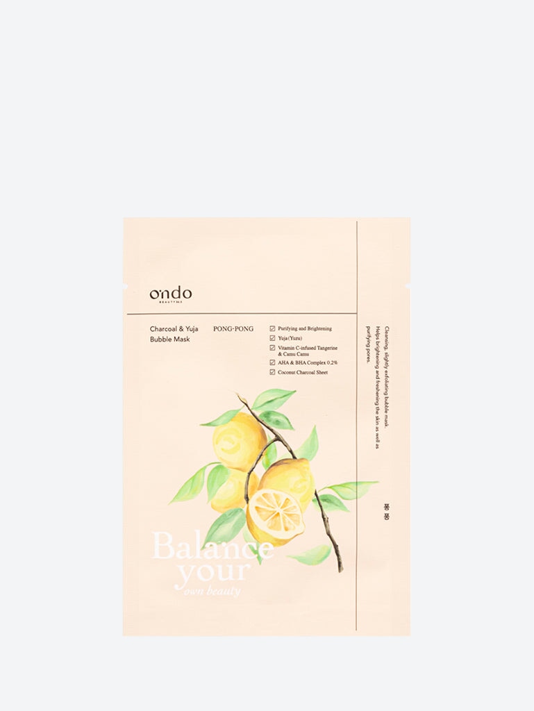 Kohle- und Yuja-Blasenmaske 25 ml 1