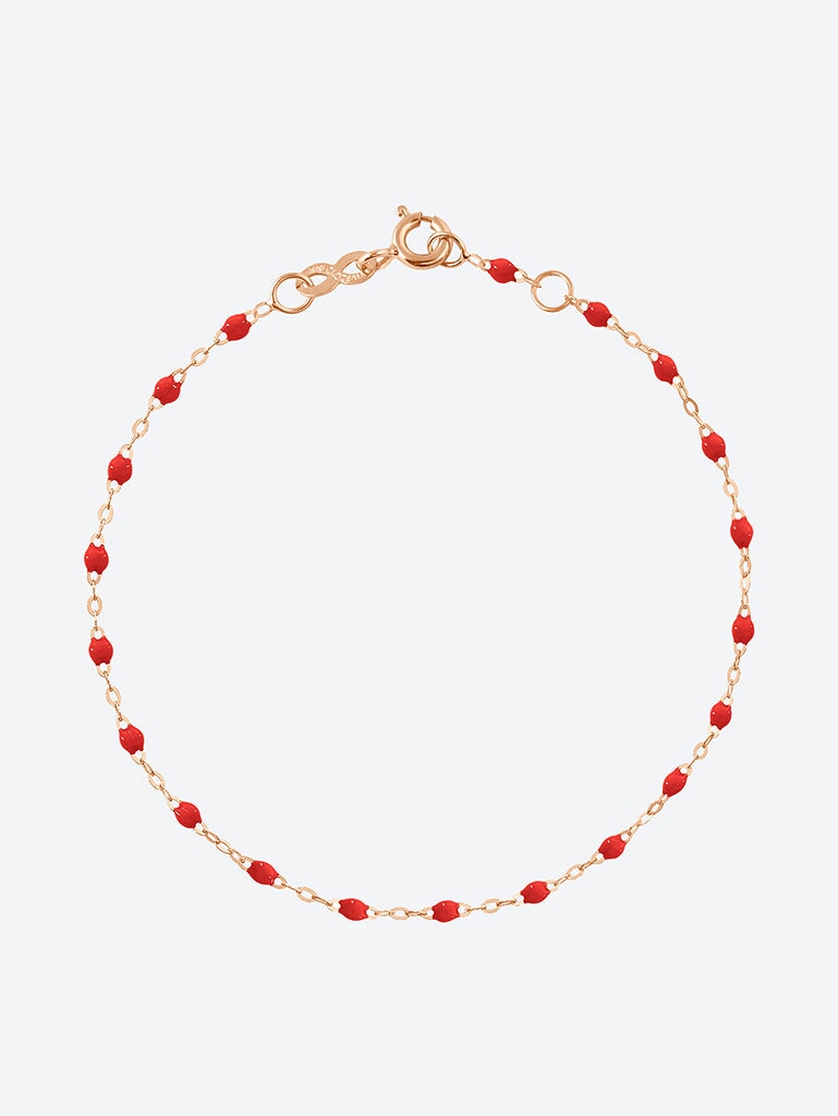Bracelet ou coquelicot rose 17 cm 1