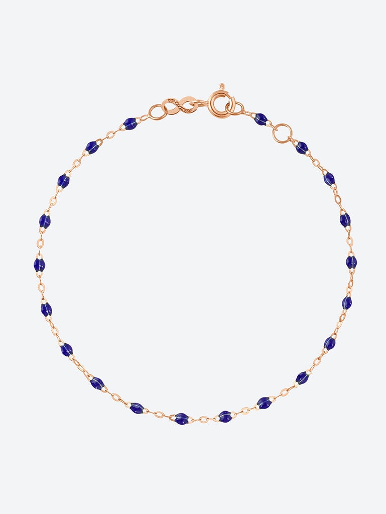 Bracelet ou rose bleu de prousse 17 cm 1