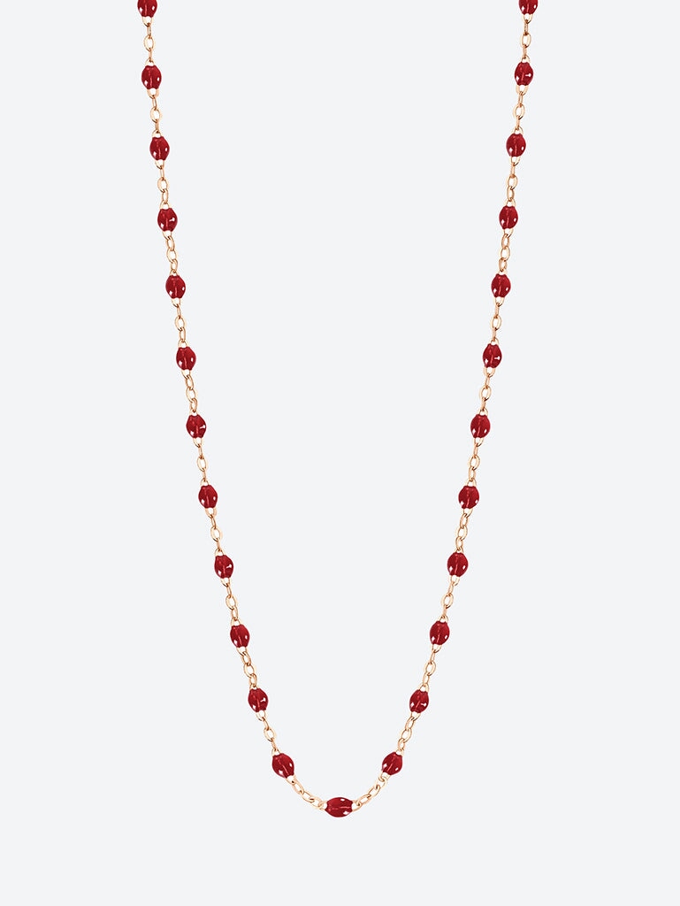 Klassische Gigi-Halskette aus Roségold, 42 cm 1