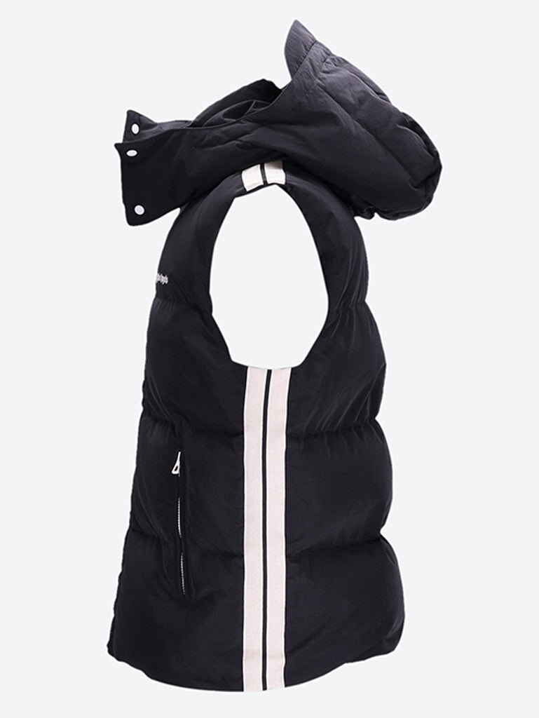 Classic track hoody down vest 2