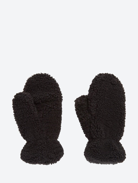 Coco luxe teddie gloves black