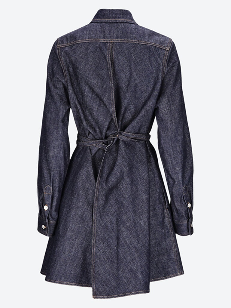 Robe surchemise trapèze en coton 3