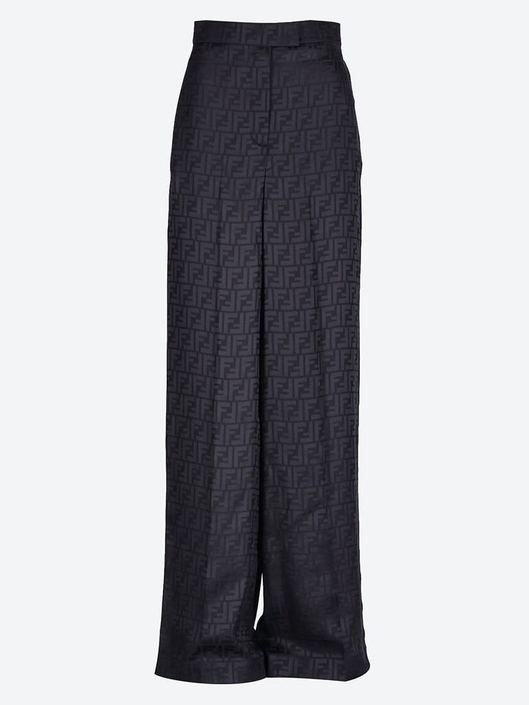 Crepe satin pants 1