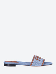 Denim embossed logo slides ref: