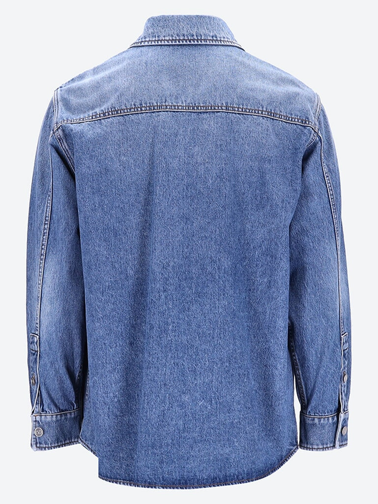 Denim long sleeve shirt 3
