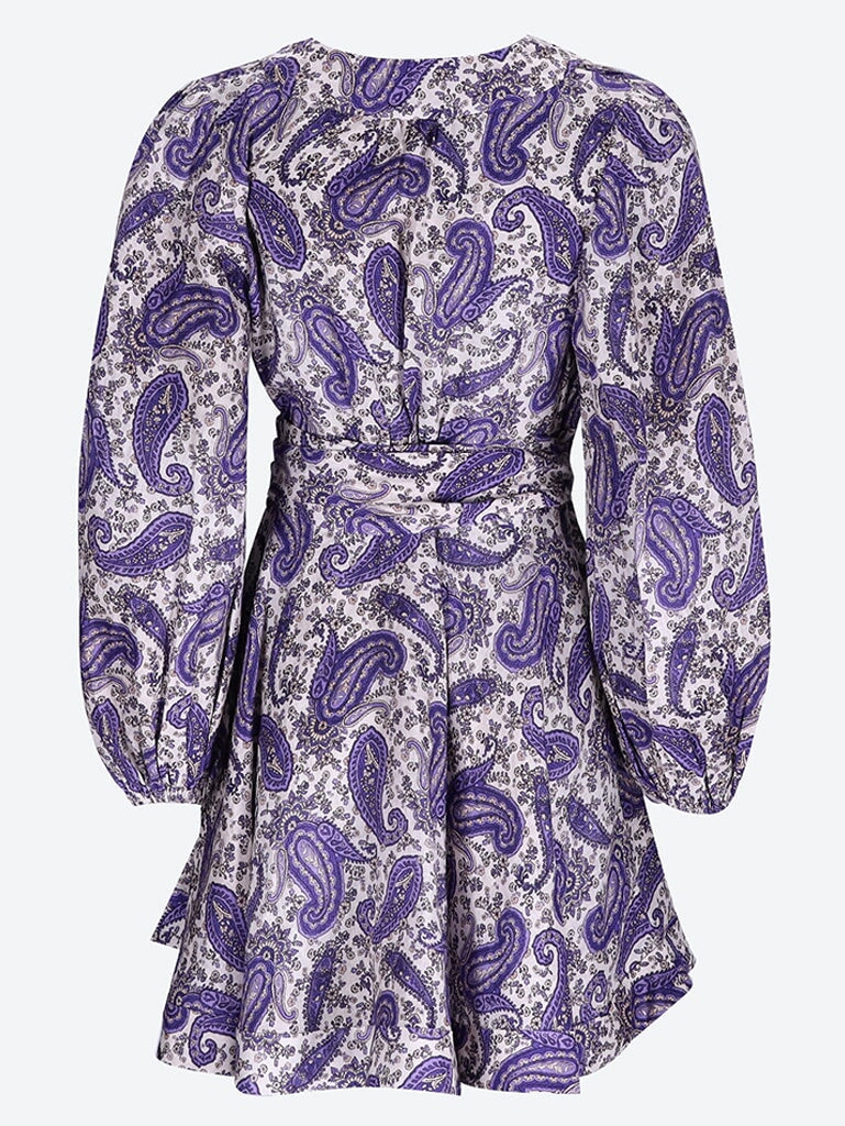 Devi wrap short dress 2