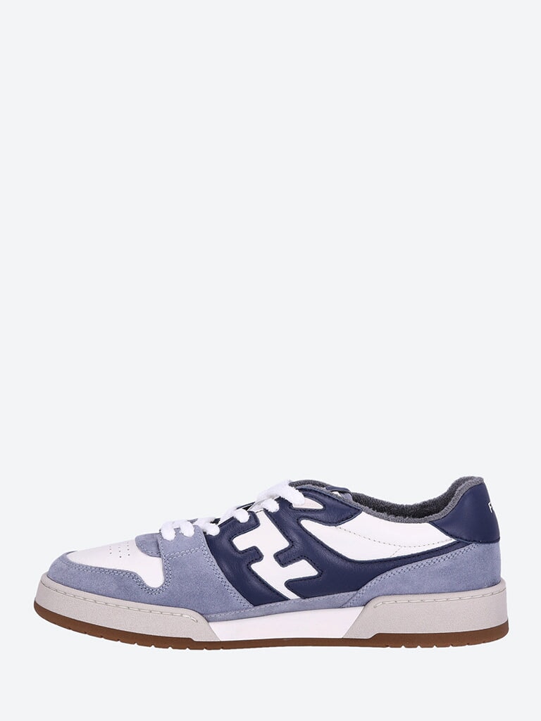 Fendi match leather sneakers 4