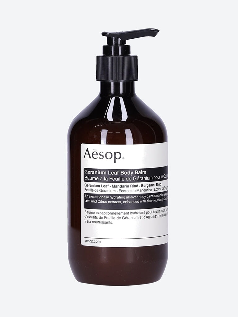 Baume de corps foliaire en géranium 1