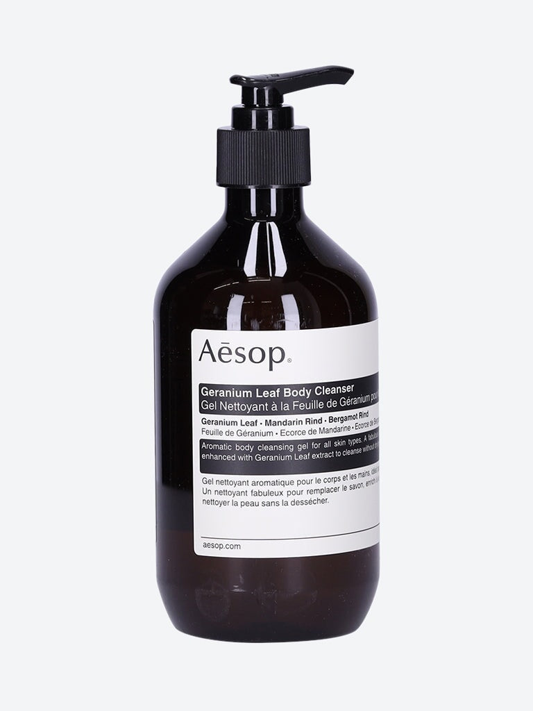 Nettoyant pour le corps des feuilles de géranium 1