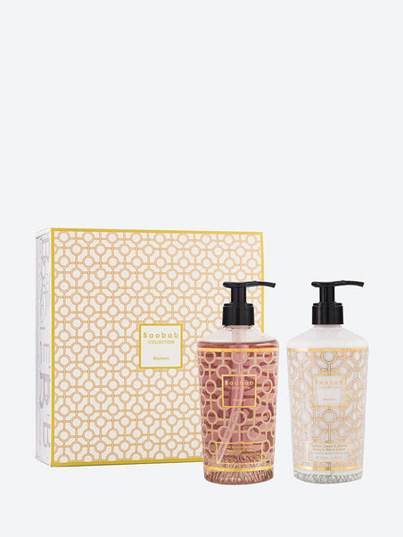 Gift box women body and hand lotion
