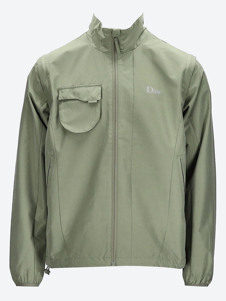 Hiking zip-off sleeves jacket