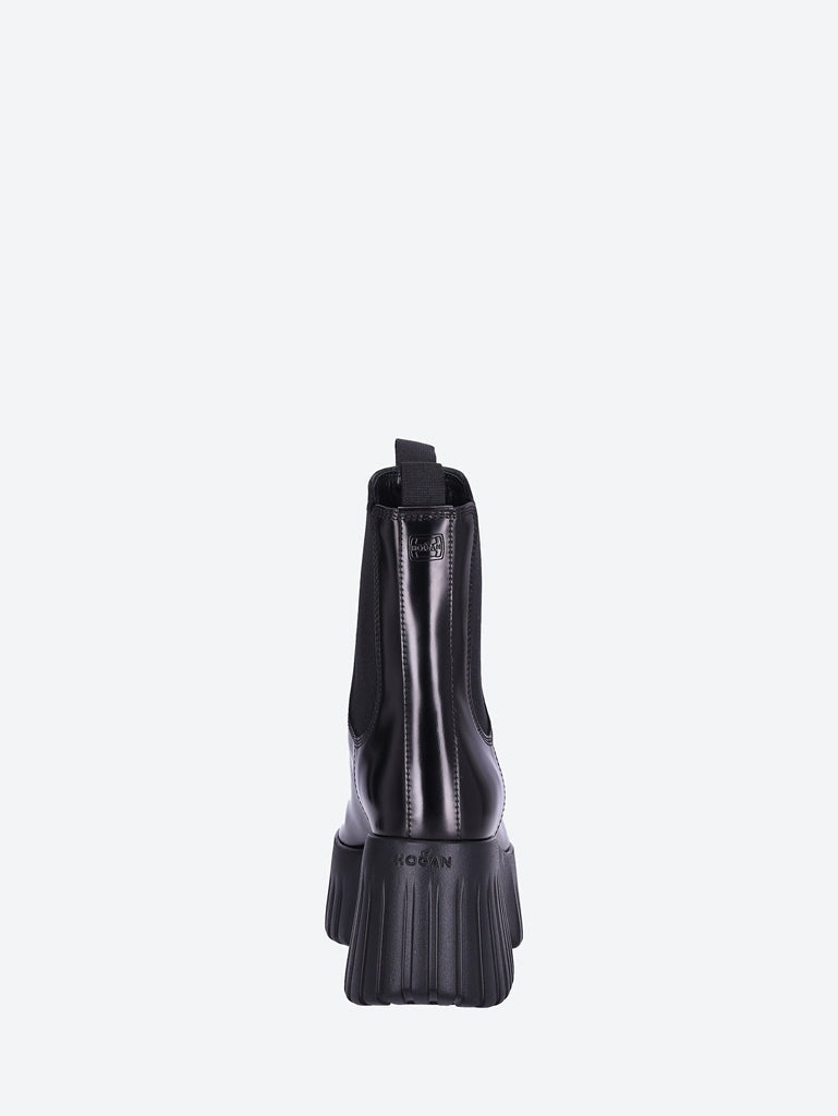 Hogan stripes wedge chelsea boots 5