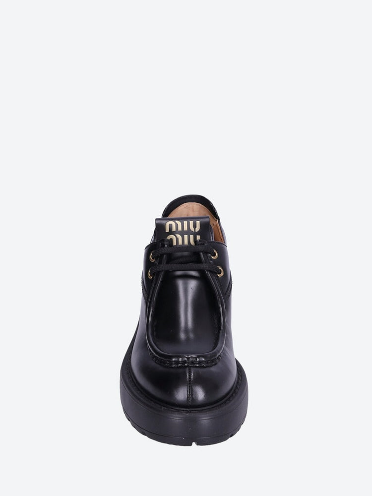 Leather lace-up shoes 3