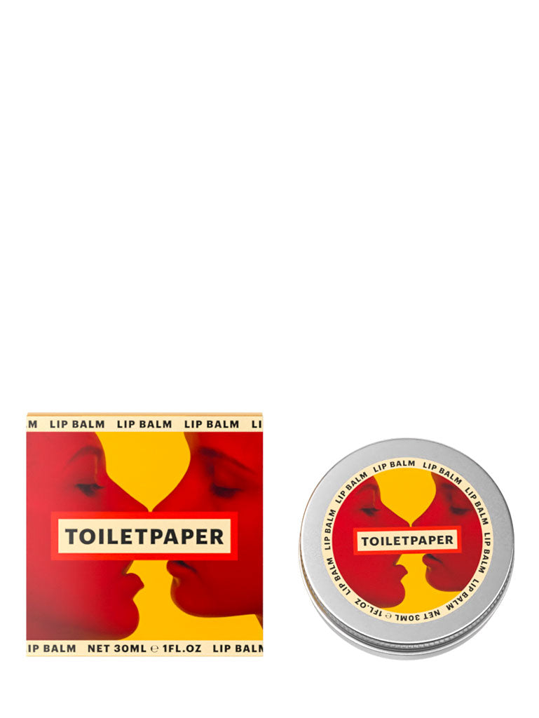 Lippenbalsam in einer Papierbox, Toilettenpapierkuss 1