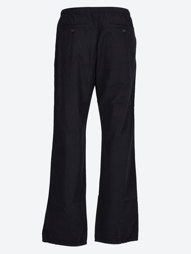 Logo cotton travel pants 3