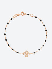 Bracelet en or rose Gigi Lucky Clover 17 cm ref: