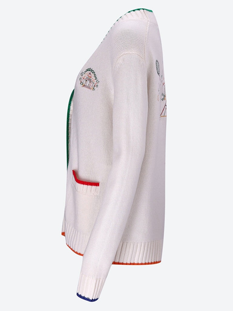 Merino cashmere casa cardigan 2