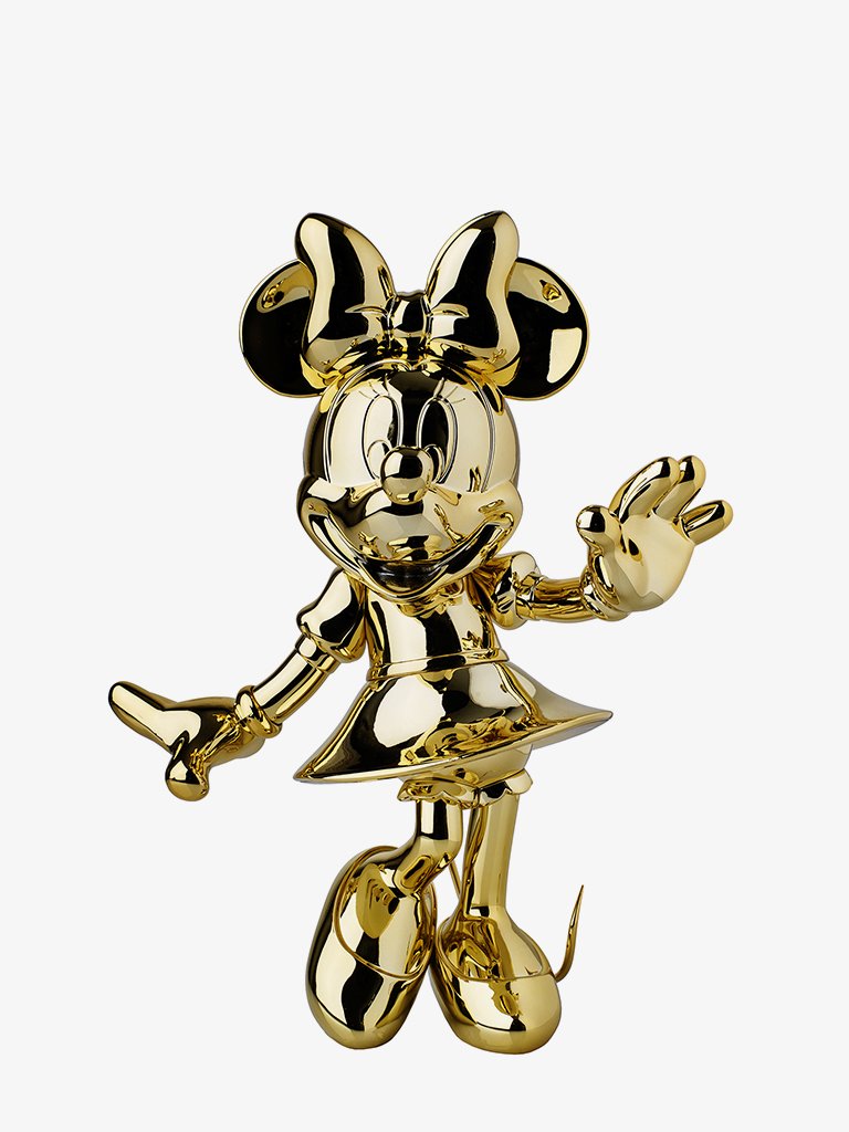 Minnie welcome chromed gold 1