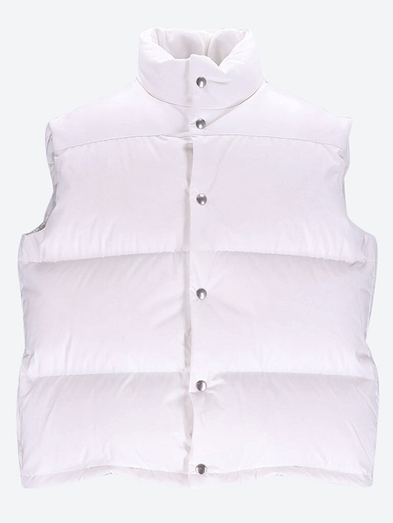 Organic frosted poplin with leather 1
