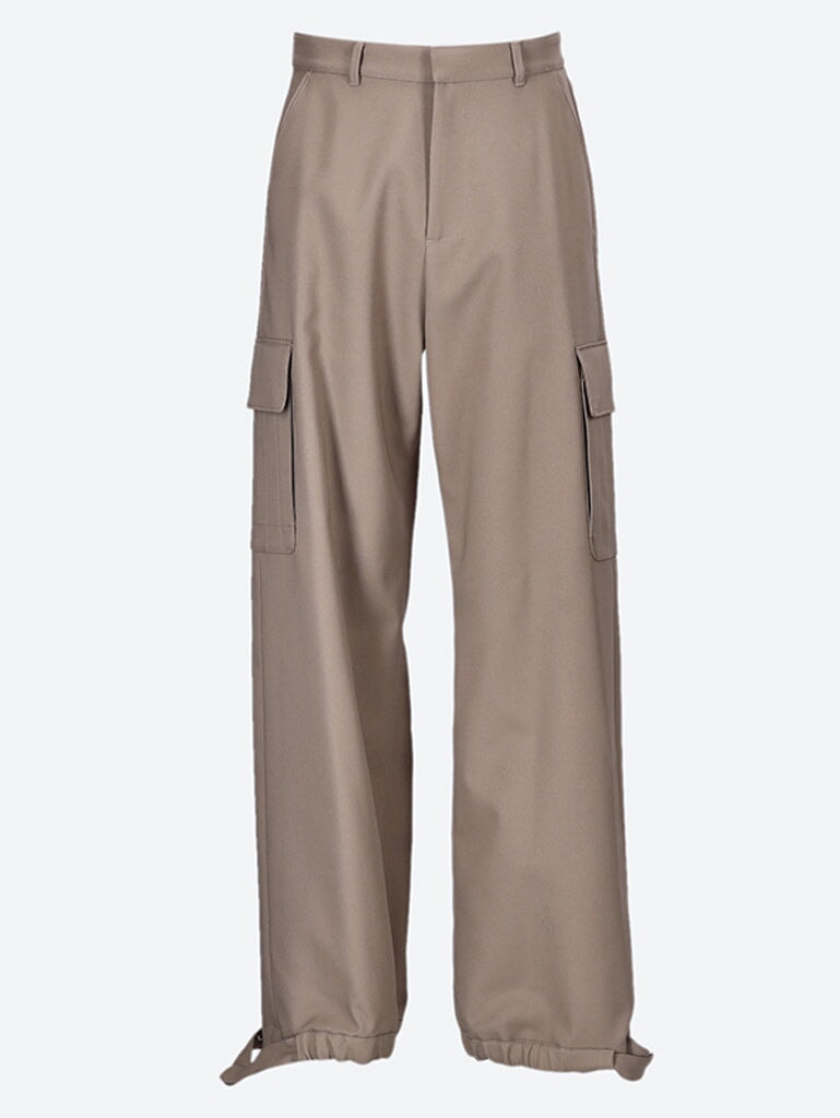Ow emb drill cargo pants 1