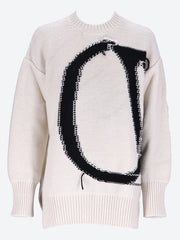 Ow maxi logo crewneck sweater ref: